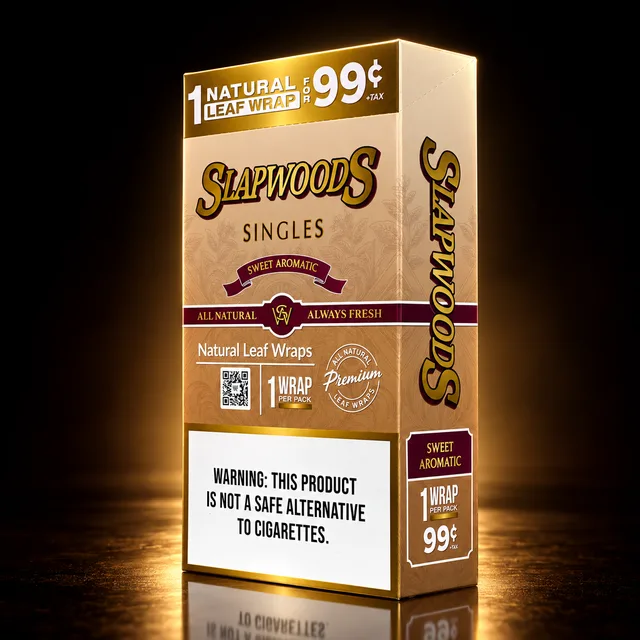 Slapwoods Cigar Wraps 5pk Sweet Aromatic