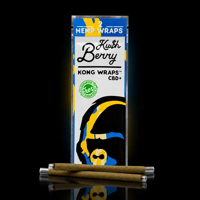 KONG Organic Hemp Wraps Kush Berry