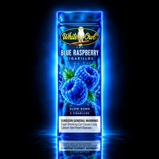 White Owl Cigarillos Blue Raspberry