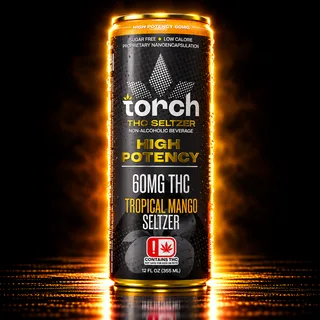 Torch THC Seltzer 60mg 12oz Tropical Mango