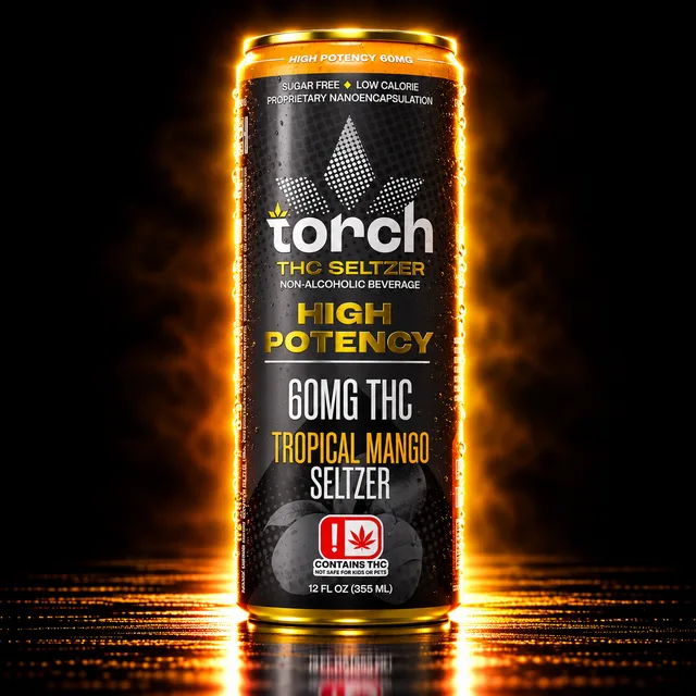 Torch THC Seltzer 60mg 12oz Tropical Mango