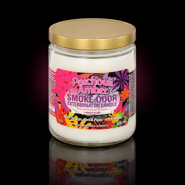 Smoke Odor Exterminator Candle Patchouli Amber