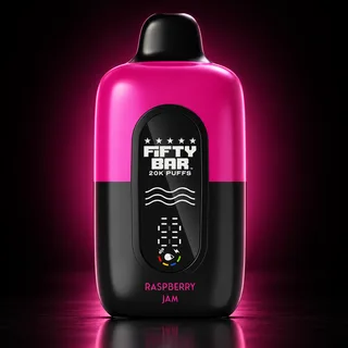 Fifty Bar Disposable 20K Puffs Raspberry Jam