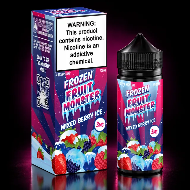 Fruit Monster TFN E - Liquid Mixed Berry Ice 3mg