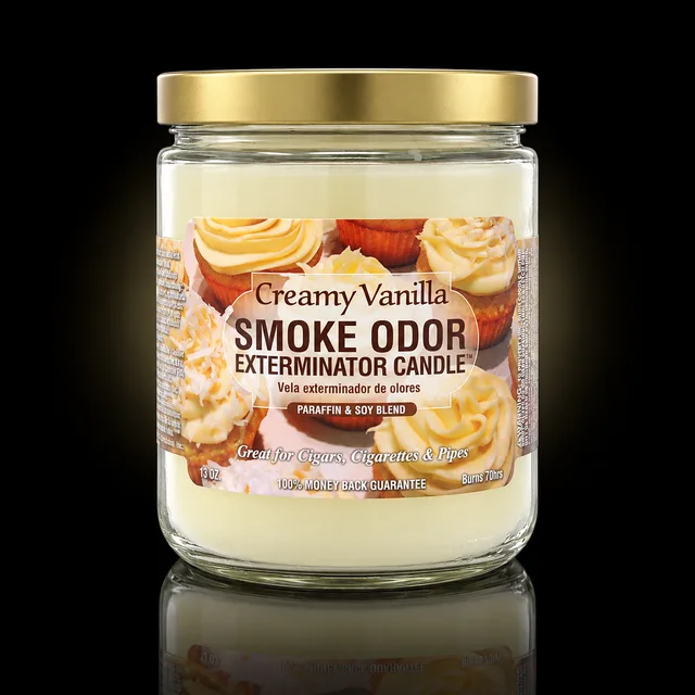 Smoke Odor Exterminator Candle Creamy Vanilla