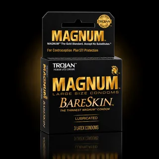 Trojan Magnum Bareskin Lubricated Pack 6 Count
