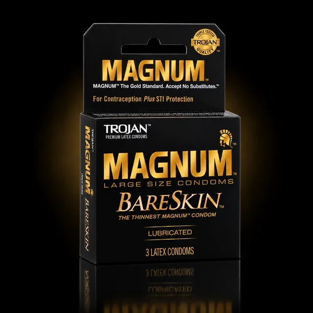 Trojan Magnum Bareskin Lubricated Pack 6 Count