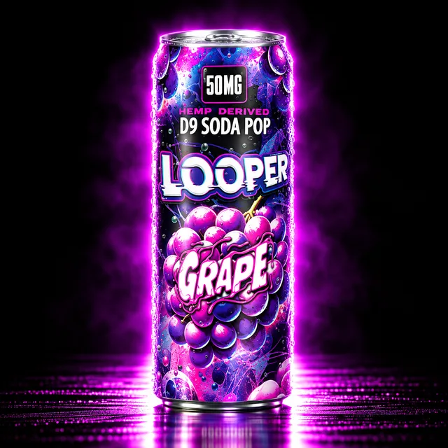 Looper D9 Soda Pop 50mg 12oz Grape