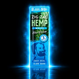 Zig-Zag Zig Zag Hemp Wraps Blue Dream