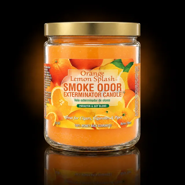 Smoke Odor Exterminator Candle Orange Lemon Splash