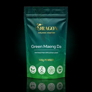 Dragon Organic Kratom Green Maeng Da