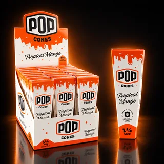 Pop Cones Ultra Thin 1 - 1 / 4 - Tropical Mango
