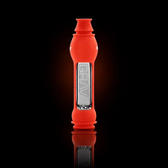 GRAV Octo Taster 16mm with Silicone Skin Scarlet Orange