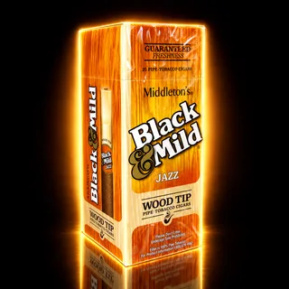 Black & Mild Wood Tip Cigars Jazz