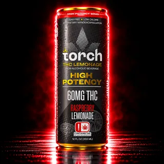 Torch THC Lemonade 60mg 12oz Raspberry Lemonade