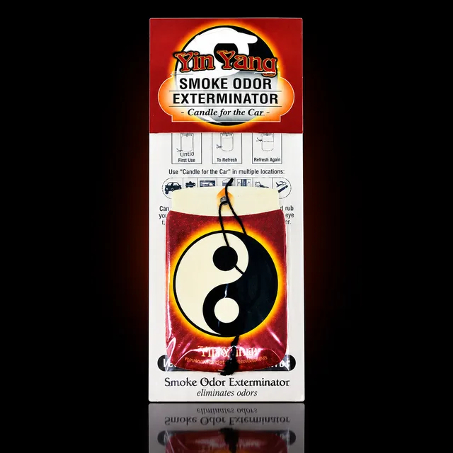 Smoke Odor Exterminator Car Air Freshener Yin Yang