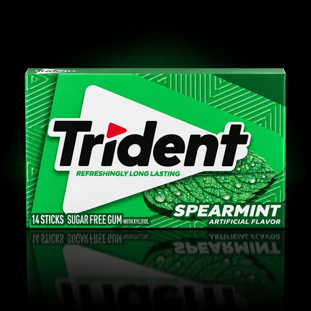Trident Sugar Free Gum Spearmint
