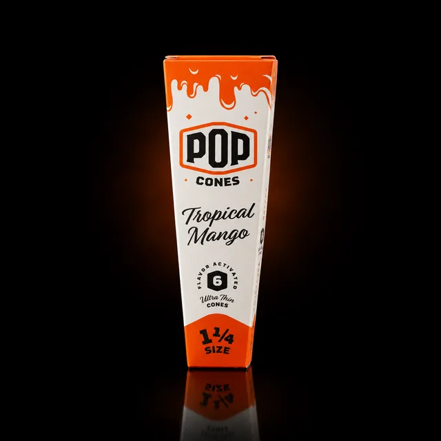 Pop Cones Ultra Thin Cones 1¼ Tropical Mango