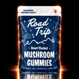 Road Trip Desert Stardust Mushroom Gummies 8ct Sunset Punch