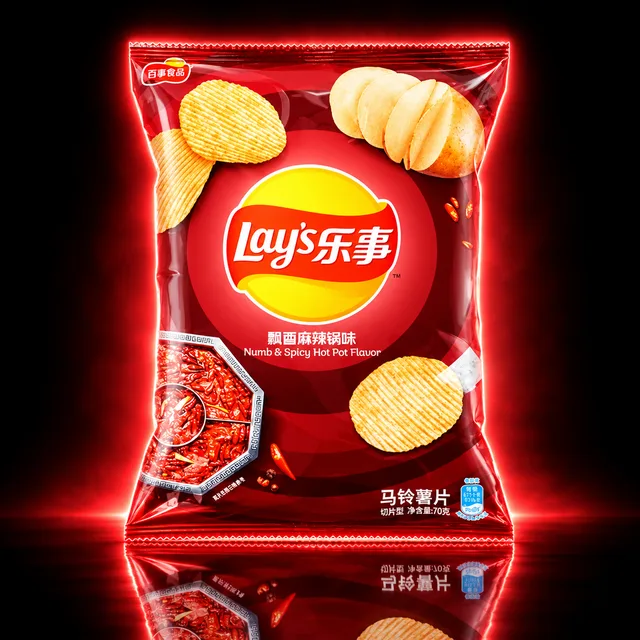 Lays Chinese Exotics Chips Spicy Hot Pot