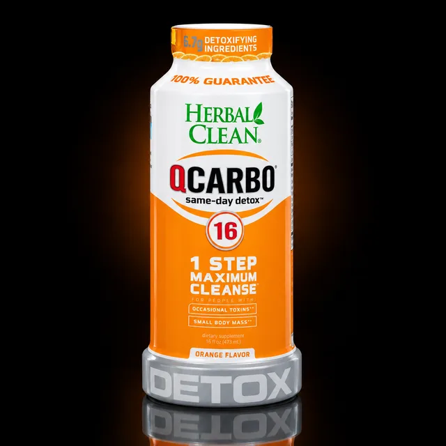 Herbal Clean QCarbo 16oz Orange