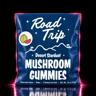 Road Trip Desert Stardust Mushroom Gummies 2ct Sample Watermelon