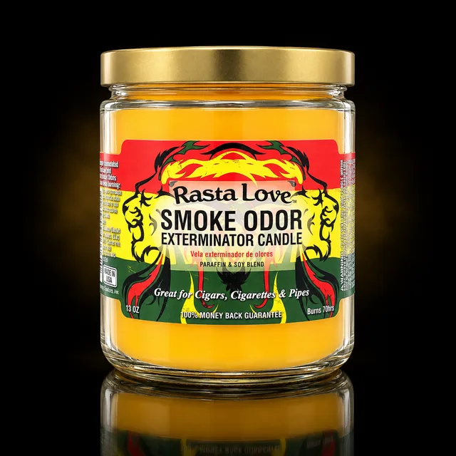 Smoke Odor Exterminator Candle Rasta Love