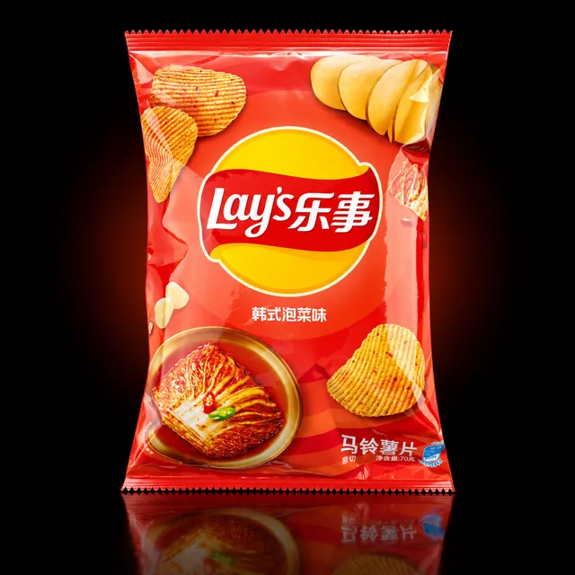 Lays Lay's Chips (China Import) Korean Kimchi