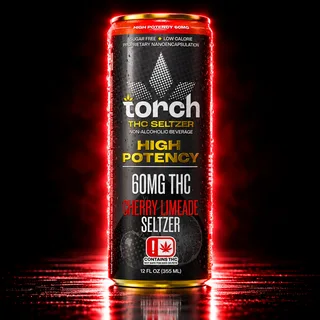 Torch THC Seltzer 60mg 12oz Cherry Limeade