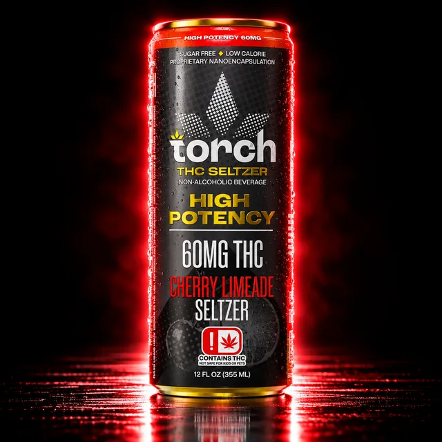 Torch THC Seltzer 60mg 12oz Cherry Limeade
