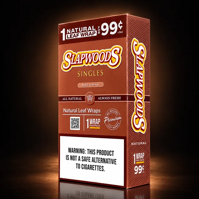 Slapwoods Cigar Wraps 5pk Natural