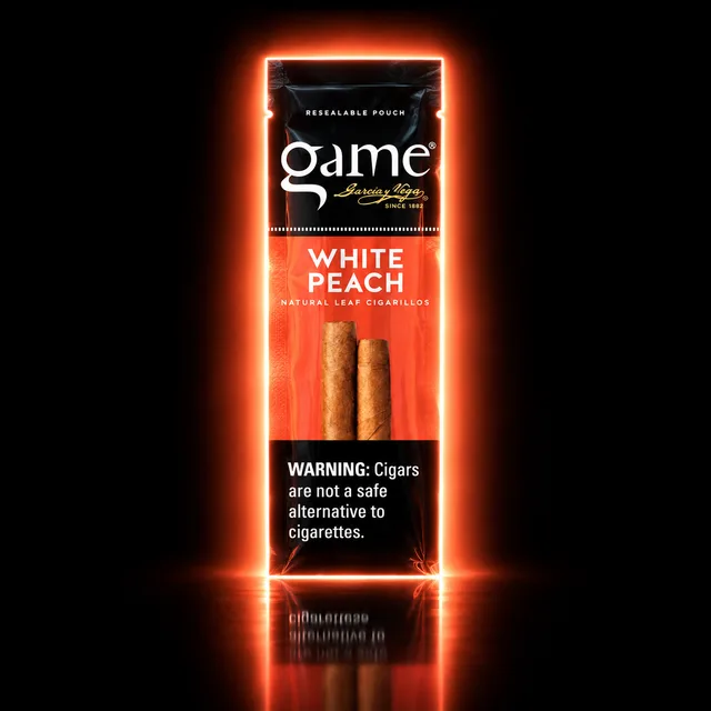Game Cigars White Peach