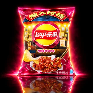 Lays Chinese Exotics Chips Sweet and Sour Pork