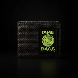 Dime Bags Bi-Fold Wallet Black