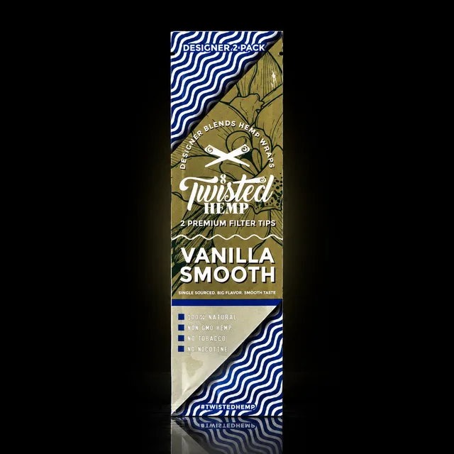 Twisted Hemp Wraps Premium Vanilla Smooth