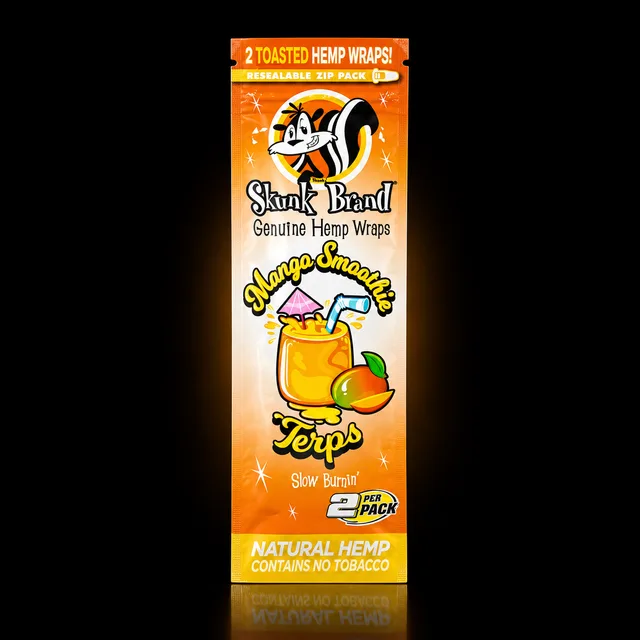 Skunk Hemp Wraps Mango Smoothie