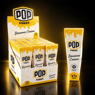 Pop Cones Ultra Thin Cones 1¼ Banana Cream