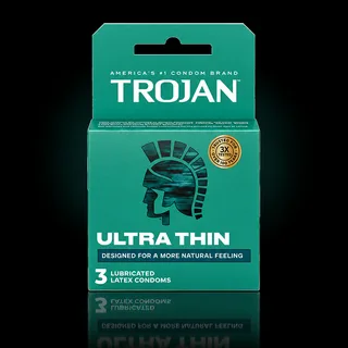 Trojan Ultra Thin Lubricated Pack 6 Count