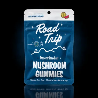 Road Trip Desert Stardust Mushroom Gummies 8 Count Pack WATERMELON