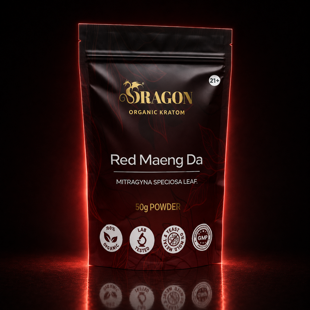 Dragon Organic Kratom Red Maeng Da 50g